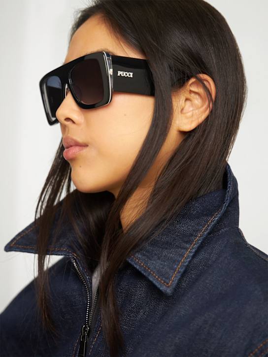 Pucci: Pucci Color Explosion acetate sunglasses - women_1 | Luisa Via Roma