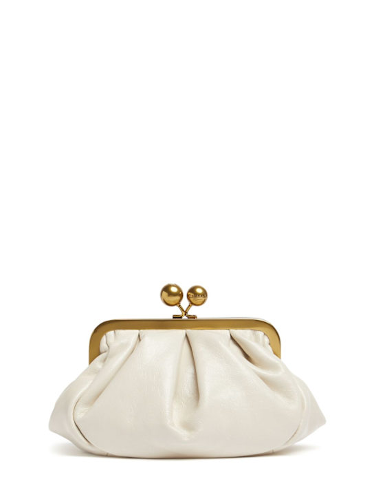 Weekend Max Mara: Navetta leather clutch - women_0 | Luisa Via Roma