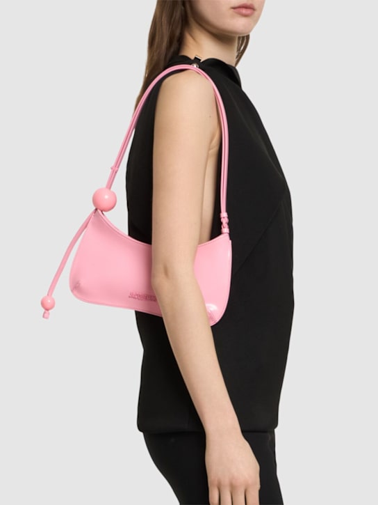 Jacquemus: Le Bisou Perle leather shoulder bag - women_1 | Luisa Via Roma