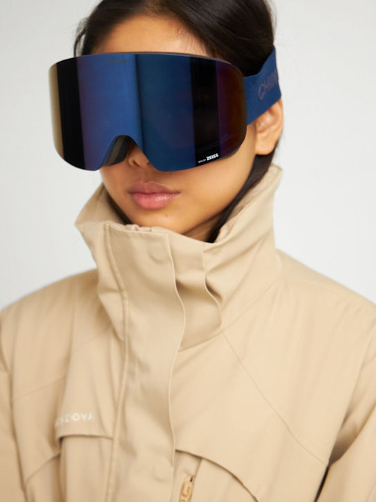 Chimi: 01 Dark Blue ski goggles - Dark Blue - women_2 | Luisa Via Roma