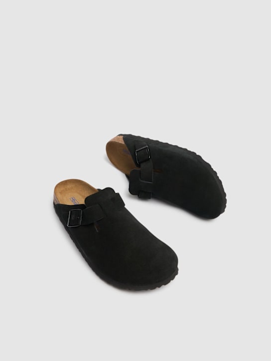 BIRKENSTOCK: Boston SFB suede sandals - women_1 | Luisa Via Roma