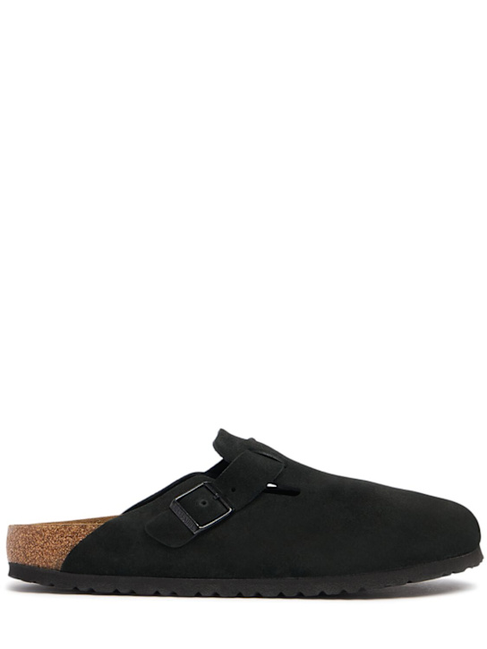 BIRKENSTOCK: Boston SFB suede sandals - women_0 | Luisa Via Roma