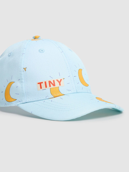 Tiny Cottons: Printed cotton baseball hat - Light Blue - kids-boys_1 | Luisa Via Roma