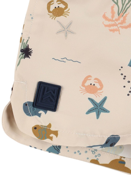 Liewood: Printed poly swim shorts - kids-boys_1 | Luisa Via Roma