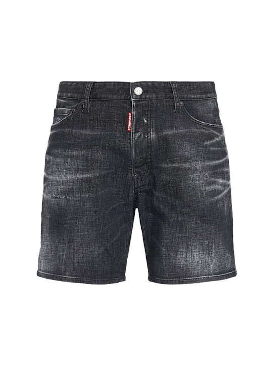 Dsquared2: Marine shorts - Black - men_0 | Luisa Via Roma