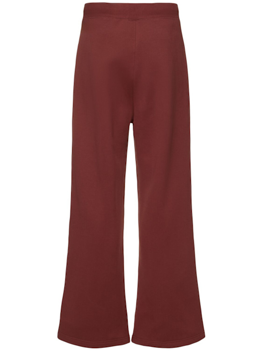 Jordan: Jordan Flight cotton blend sweatpants - Dark Pony - women_3 | Luisa Via Roma