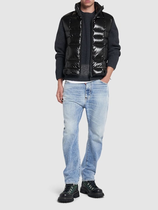 Dsquared2: 3D down vest - Black - men_1 | Luisa Via Roma
