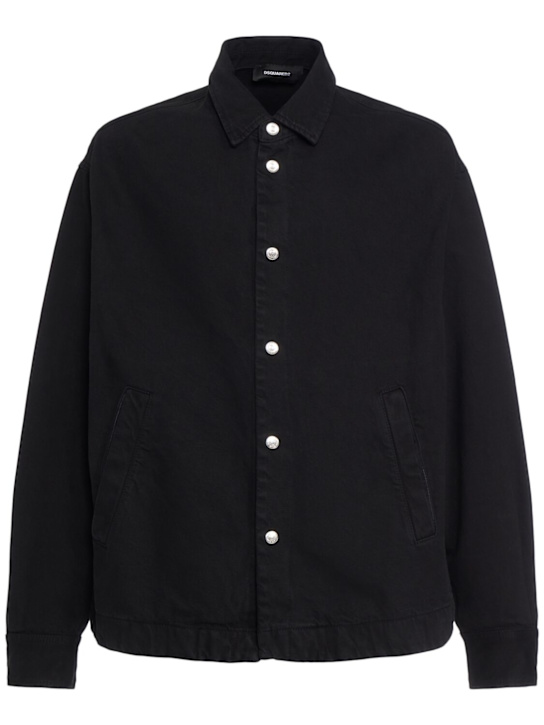 Dsquared2: Coach-Jacke „Icon Bull“ - Schwarz - men_0 | Luisa Via Roma