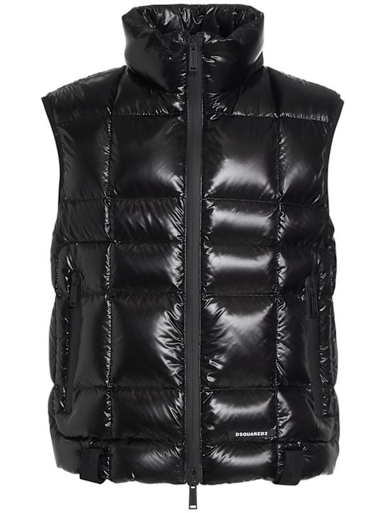 Dsquared2: 3D down vest - Black - men_0 | Luisa Via Roma