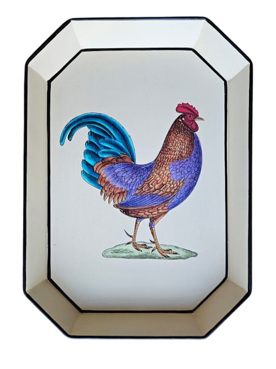 Les Ottomans: Rooster iron tray - ecraft_0 | Luisa Via Roma
