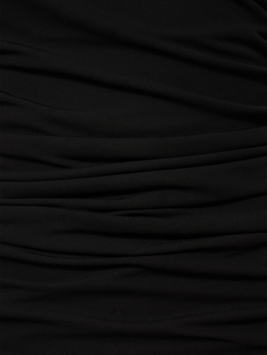 ESSE Studios: Bonachi jersey tube top - Black - women_4 | Luisa Via Roma