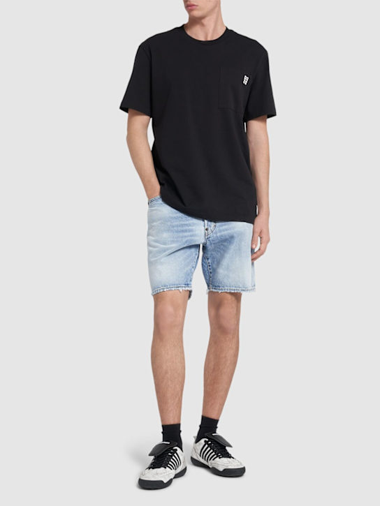 Dsquared2: Marine shorts - Navy - men_1 | Luisa Via Roma