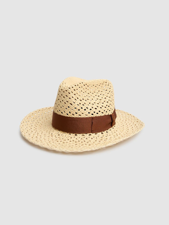 Borsalino: Clint Panama Ventilato hat - Beige - men_1 | Luisa Via Roma