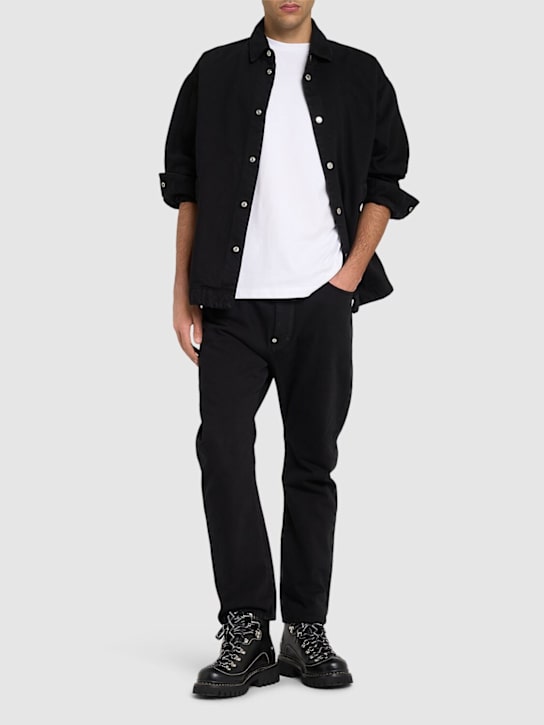 Dsquared2: Coach-Jacke „Icon Bull“ - Schwarz - men_1 | Luisa Via Roma