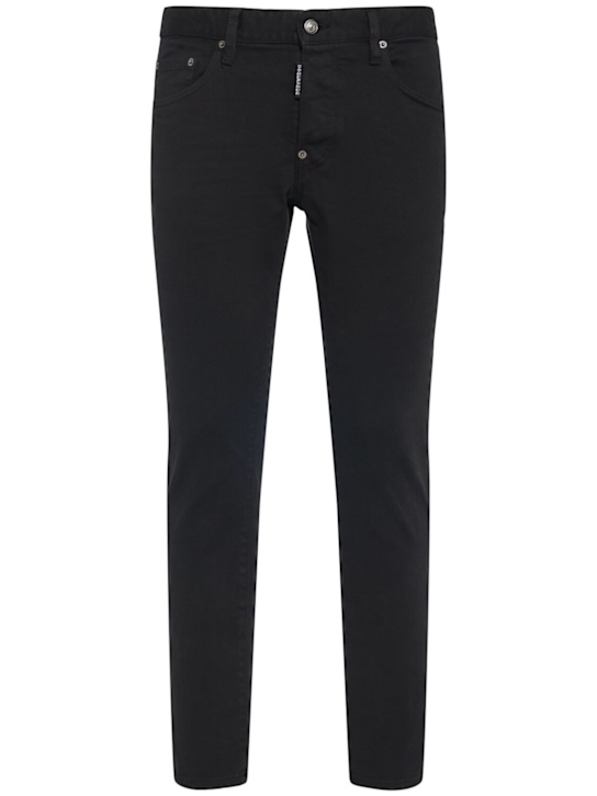 Dsquared2: Skater jeans - Black - men_0 | Luisa Via Roma