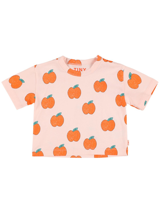 Tiny Cottons: T-shirt in jersey di cotone stampato - kids-girls_0 | Luisa Via Roma