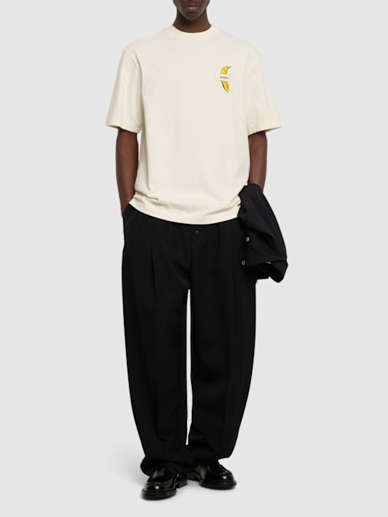 Jacquemus: Le t-shirt banane cotton t-shirt - men_1 | Luisa Via Roma