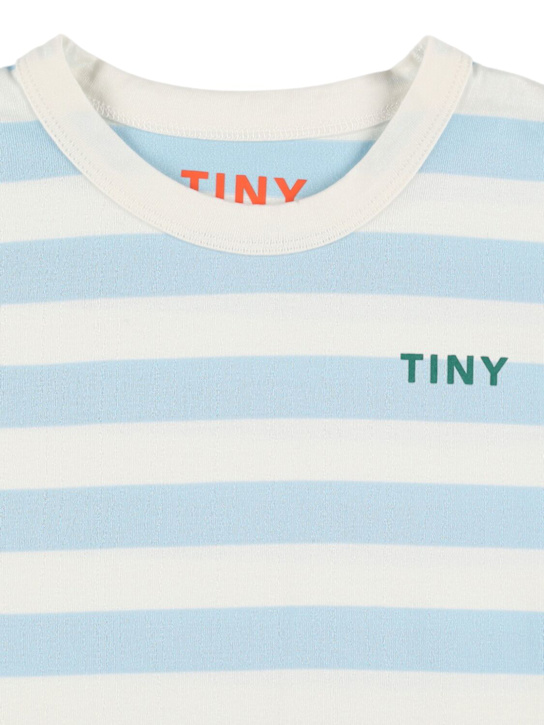 Tiny Cottons: Striped cotton jersey t-shirt - kids-boys_1 | Luisa Via Roma