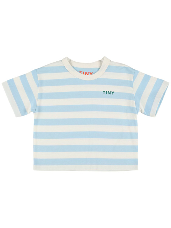 Tiny Cottons: Striped cotton jersey t-shirt - kids-boys_0 | Luisa Via Roma
