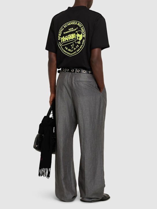 Magliano: Calcinculo cotton t-shirt - Black - men_1 | Luisa Via Roma