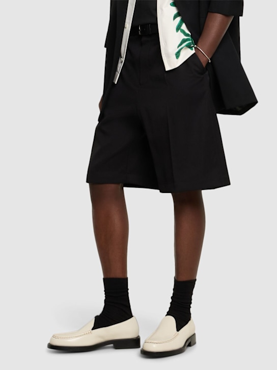 Jacquemus: Les mocassins leather loafers - men_1 | Luisa Via Roma