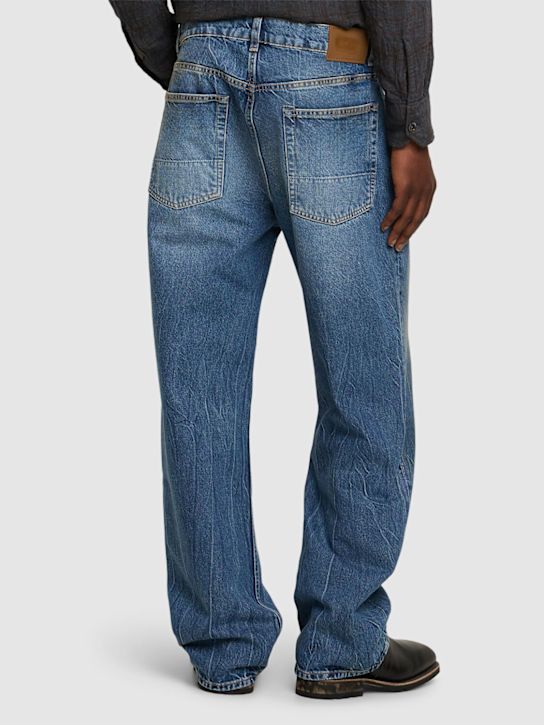Our Legacy: Third Cut cotton straight jeans - Blue - men_2 | Luisa Via Roma