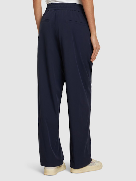 Autry: Nylon blend sweatpants - Blue - women_2 | Luisa Via Roma