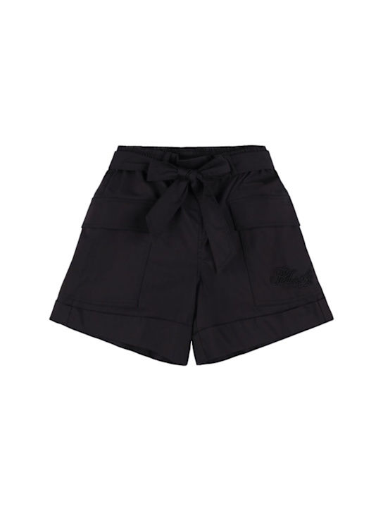 Philosophy: Levantina コットンブレンドバミューダショートパンツ - ブラック - kids-girls_0 | Luisa Via Roma
