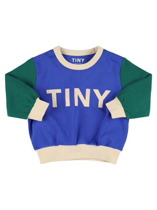 Tiny Cottons: Printed cotton sweatshirt - kids-boys_0 | Luisa Via Roma