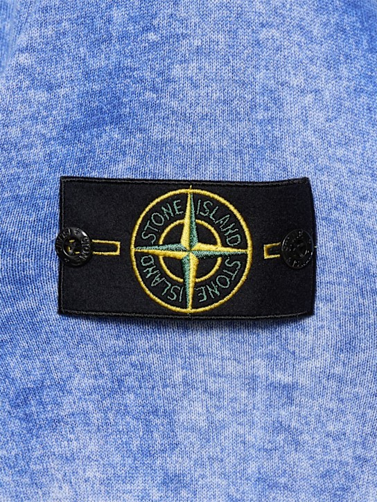 Stone Island: Crewneck sweatshirt - Blue - men_2 | Luisa Via Roma