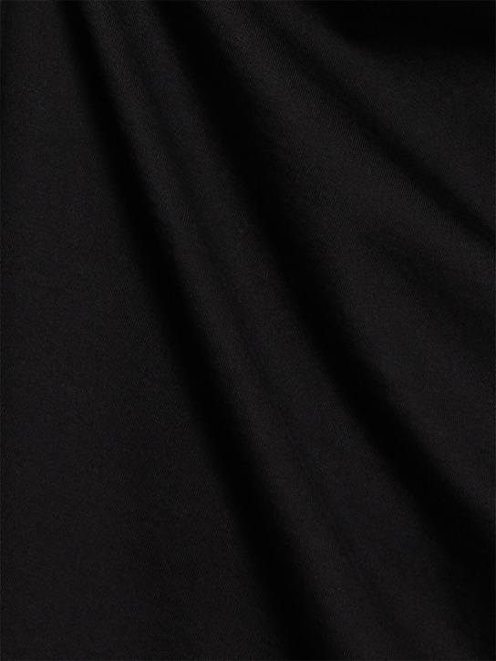 Lemaire: Relaxed  fit cotton jersey t-shirt - Black - men_4 | Luisa Via Roma