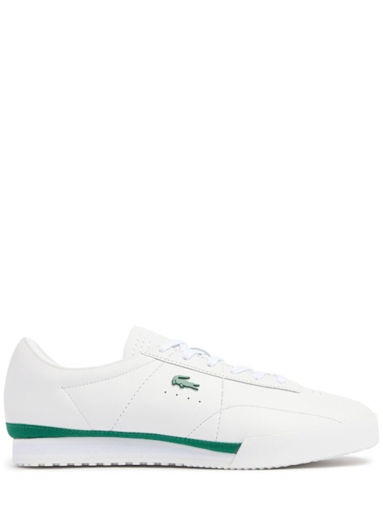 LACOSTE: Court leather sneakers - women_0 | Luisa Via Roma