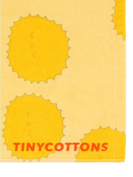 Tiny Cottons: Printed cotton terry beach towel - Yellow - kids-boys_1 | Luisa Via Roma