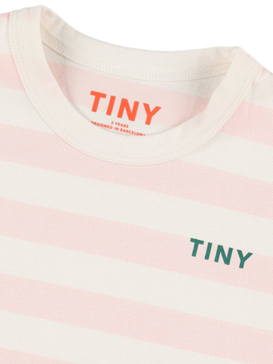 Tiny Cottons: T-shirt in jersey di cotone - Bianco/Rosa - kids-girls_1 | Luisa Via Roma