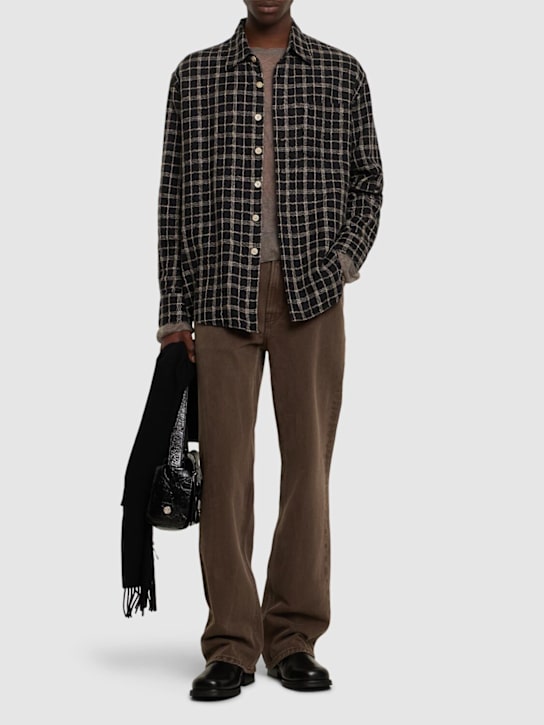 Our Legacy: 70s Cut denim jeans - Brown - men_1 | Luisa Via Roma