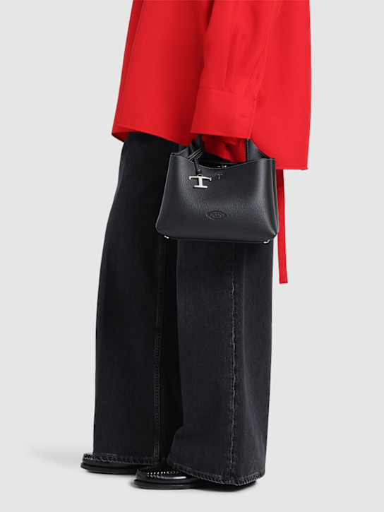 Tod's: Micro top handle leather bag - women_1 | Luisa Via Roma