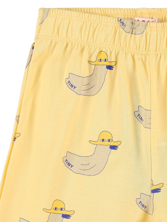 Tiny Cottons: Pantaloni in jersey di cotone stampato - kids-girls_1 | Luisa Via Roma