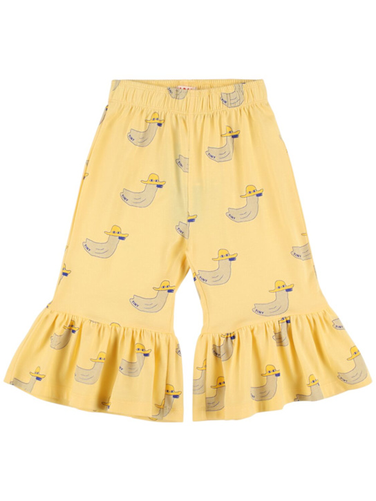 Tiny Cottons: Pantaloni in jersey di cotone stampato - kids-girls_0 | Luisa Via Roma