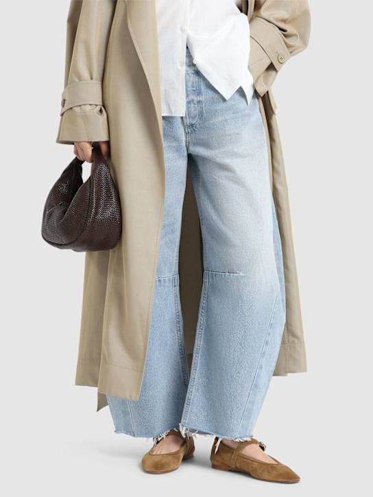 Le Monde Beryl: 10mm Suede Mary Jane ballet flats - women_1 | Luisa Via Roma