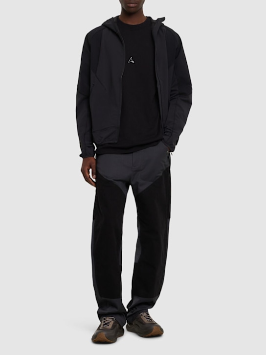 Roa: Logo cotton t-shirt - men_1 | Luisa Via Roma