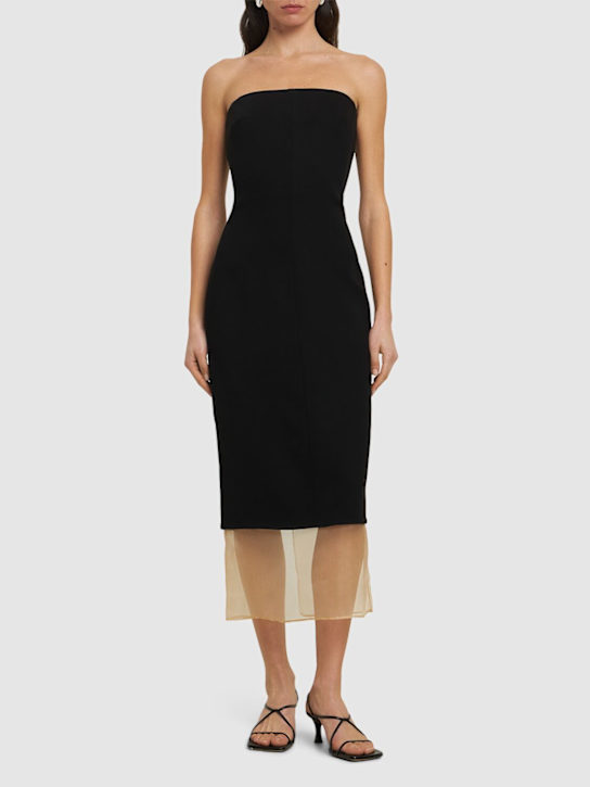 Issia strapless midi dress - Thumbnail 2