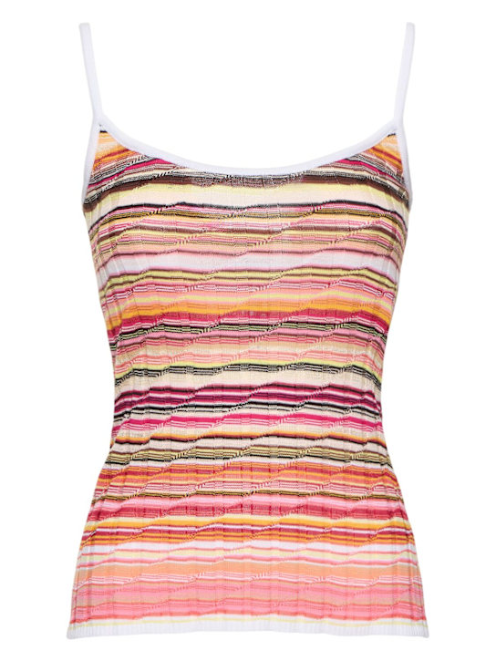 Missoni: リブニットタンクトップ - women_0 | Luisa Via Roma