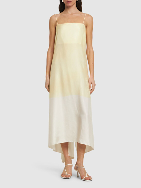 Optimista silk long dress - Thumbnail 2