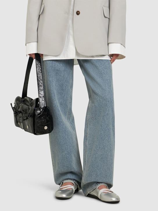 PUMA: Speedcat metallic ballerina flats - women_1 | Luisa Via Roma