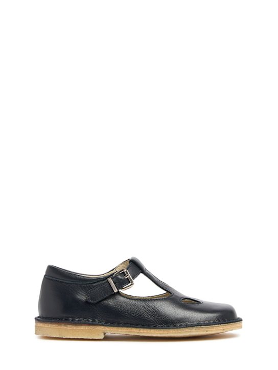 Il Gufo: Sandales classiques en cuir - Bleu - kids-boys_0 | Luisa Via Roma