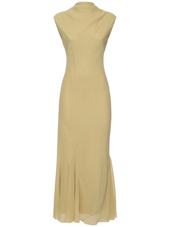 TOVE: Erin シルクロングドレス - サンド - women_0 | Luisa Via Roma