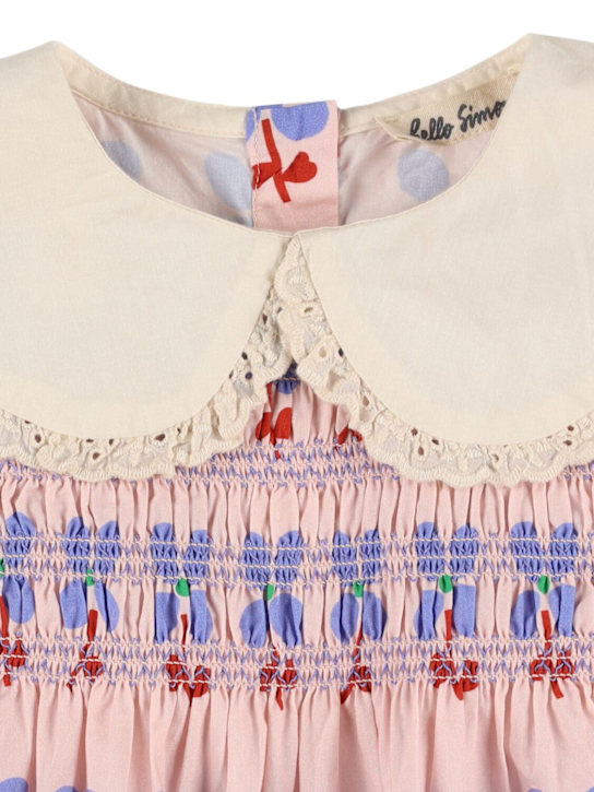 Hello Simone: Vestito in cotone stampato - kids-girls_1 | Luisa Via Roma