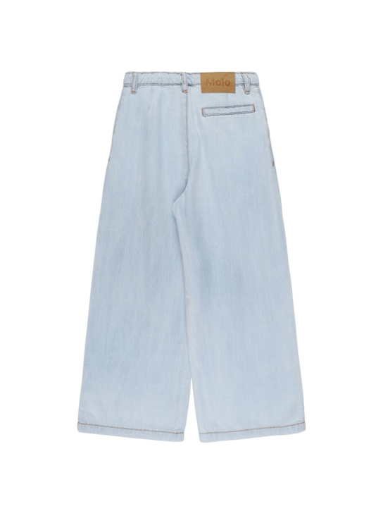 Molo: コットンブレンドデニムパンツ - kids-girls_1 | Luisa Via Roma