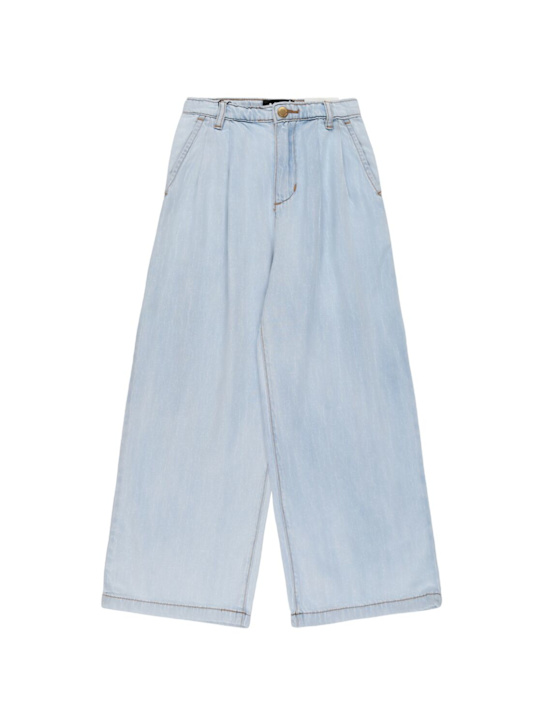 Molo: コットンブレンドデニムパンツ - kids-girls_0 | Luisa Via Roma