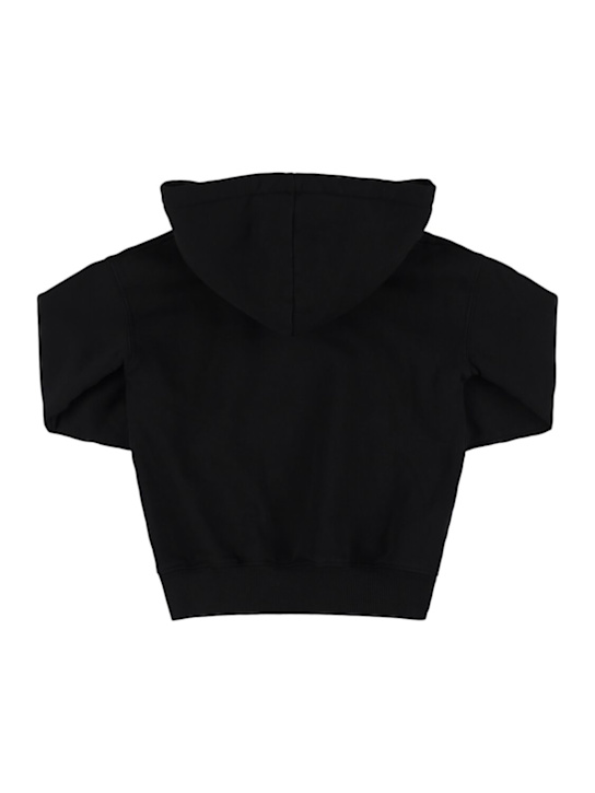 Kiddin: Cotton sweatshirt - Black - kids-boys_2 | Luisa Via Roma